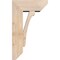 Ekena Millwork Legacy Slat Smooth Bracket w/ Offset Brace, Douglas Fir, 7 1/2"W x 18"D x 30"H BKT0806X18X30LEC06SDF - alternate 2